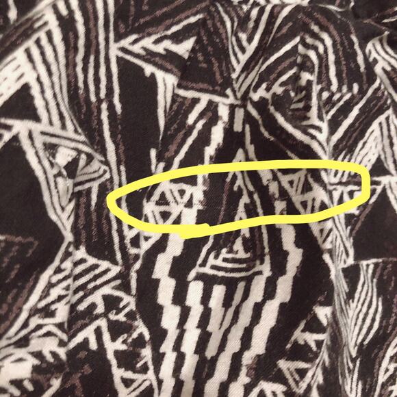 Urban Outfitters Black & White Boho Aztec Summer Shorts - Picture 3 of 6